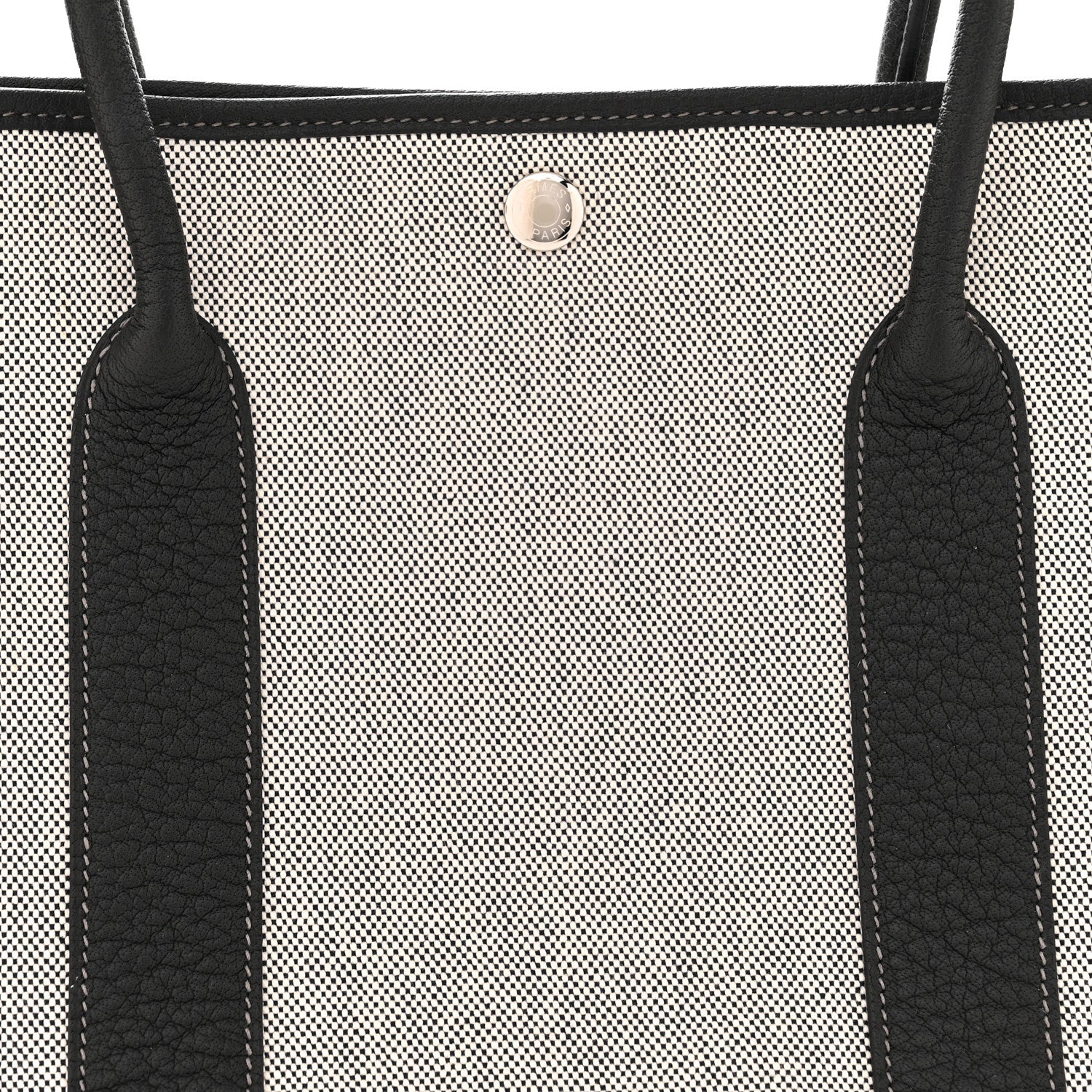 Hermes Toile Buffle Skipper Garden Party 36 MM Tote Black 8 of 10