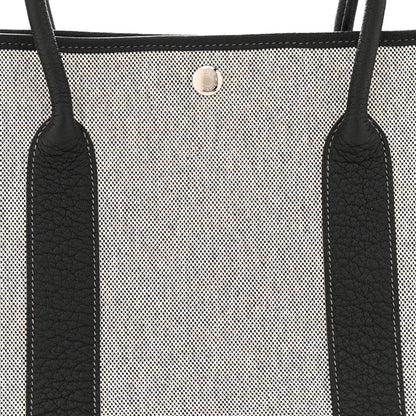 Hermes Toile Buffle Skipper Garden Party 36 MM Tote Black 8 of 10