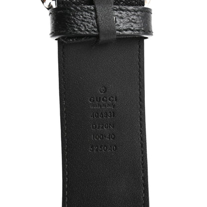 Gucci Calfskin Double G Belt 100 40 Black 5 of 8