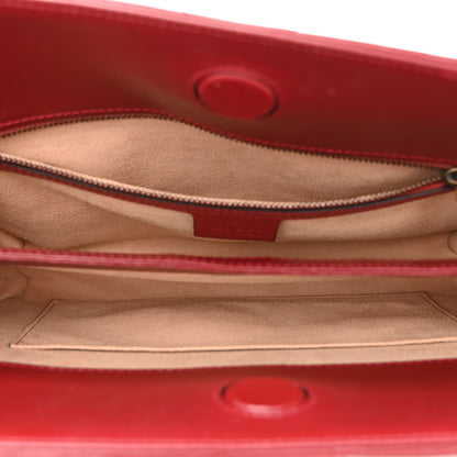 Gucci Azalea Calfskin Matelasse Heart Medium GG Marmont Slim Shoulder Bag Romantic Cerise 5 of 12