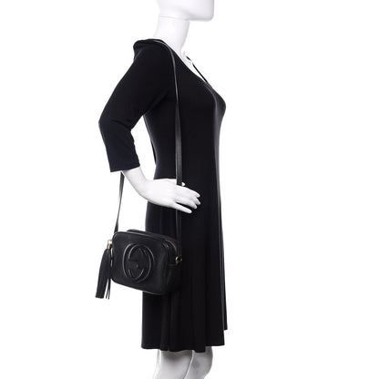 Gucci Pebbled Calfskin Small Soho Disco Bag Black 2 of 13