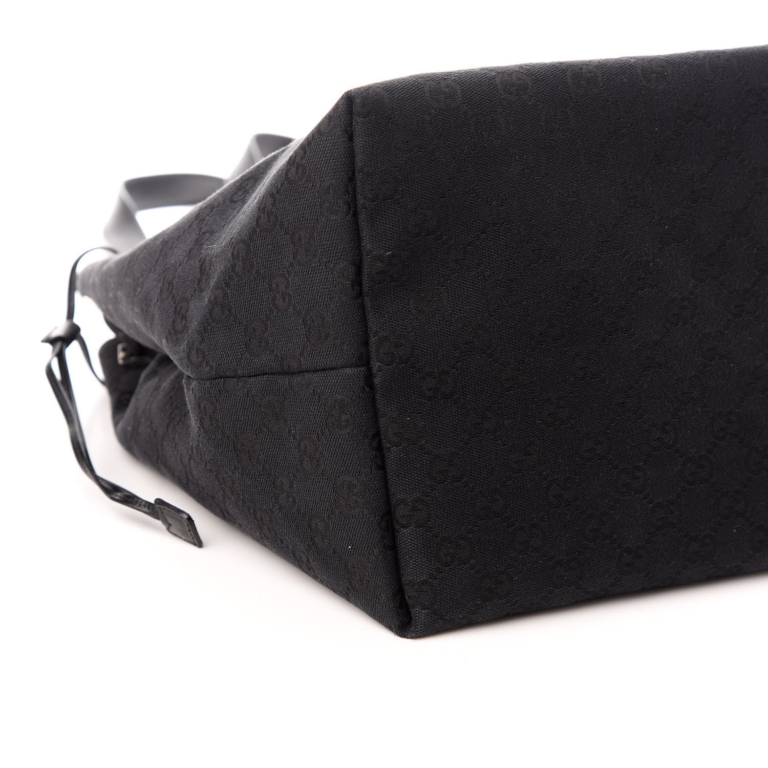 Gucci Monogram Drawstring Tote Black 8 of 9