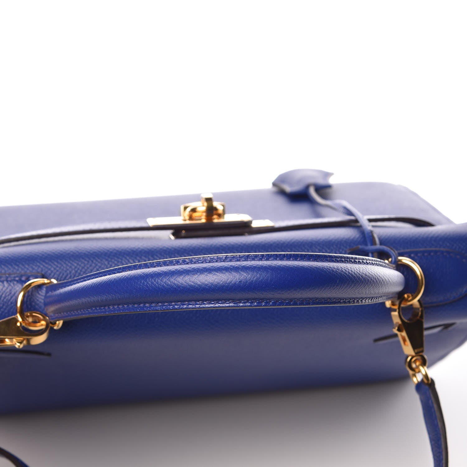 Hermes Epsom Kelly Sellier 28 Bleu Electrique 21 of 33