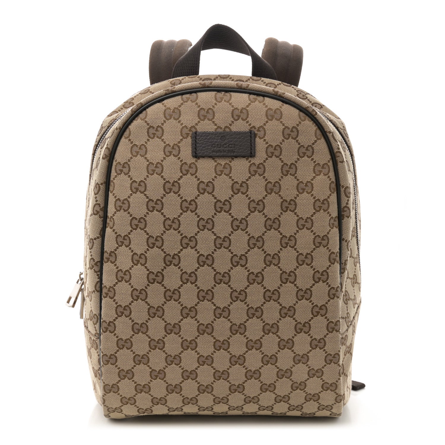 Gucci Monogram Travel Backpack Dark Brown 1 of 12