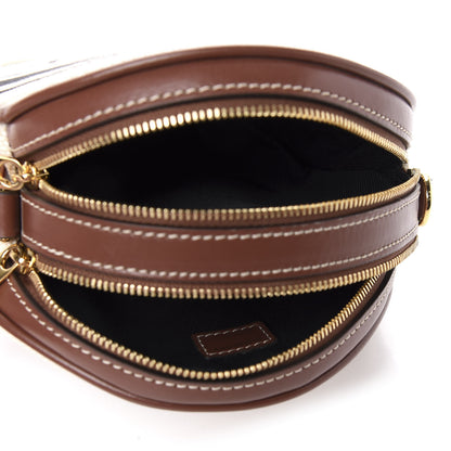 Burberry Canvas Calfskin Louise Bag Natural 5 of 11