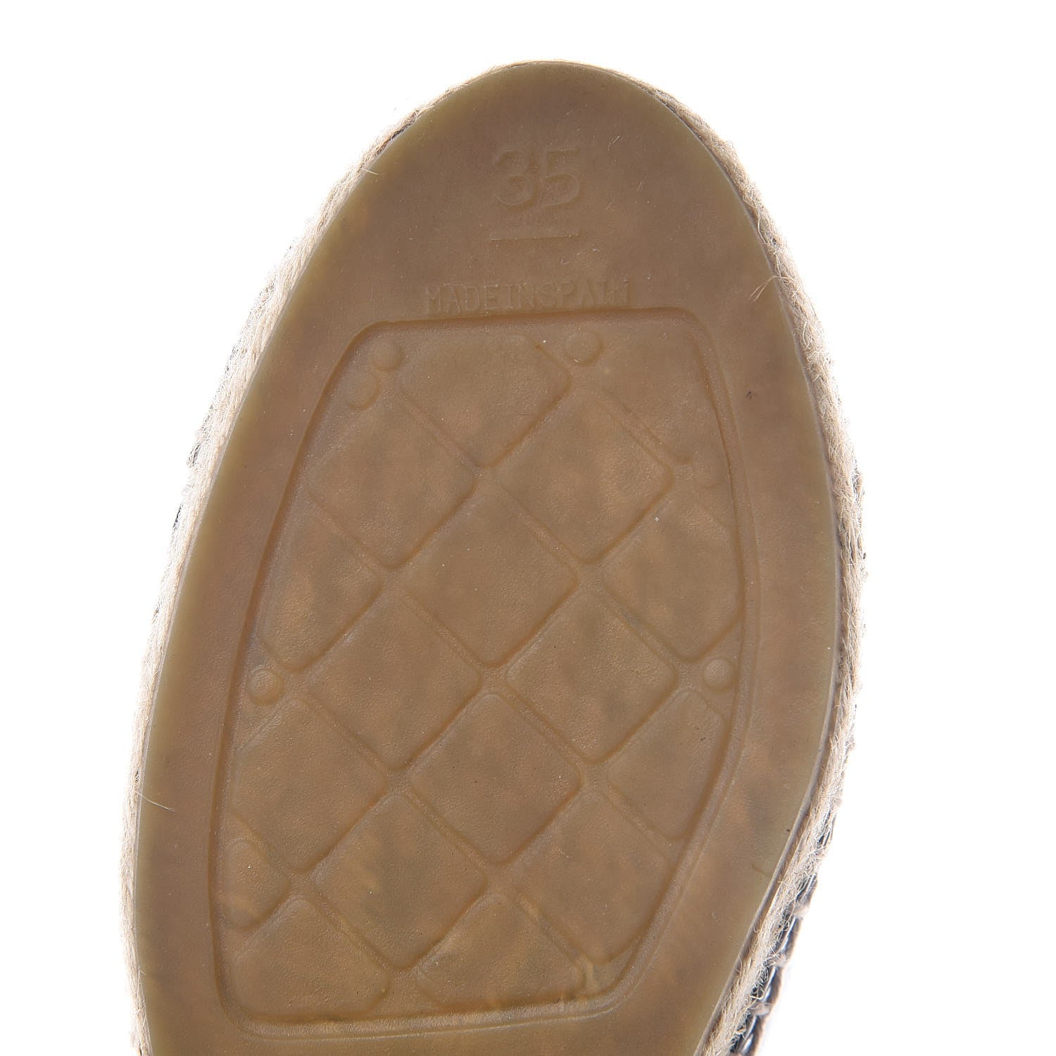 Chanel Patent CC Espadrilles 35 Navy 6 of 11