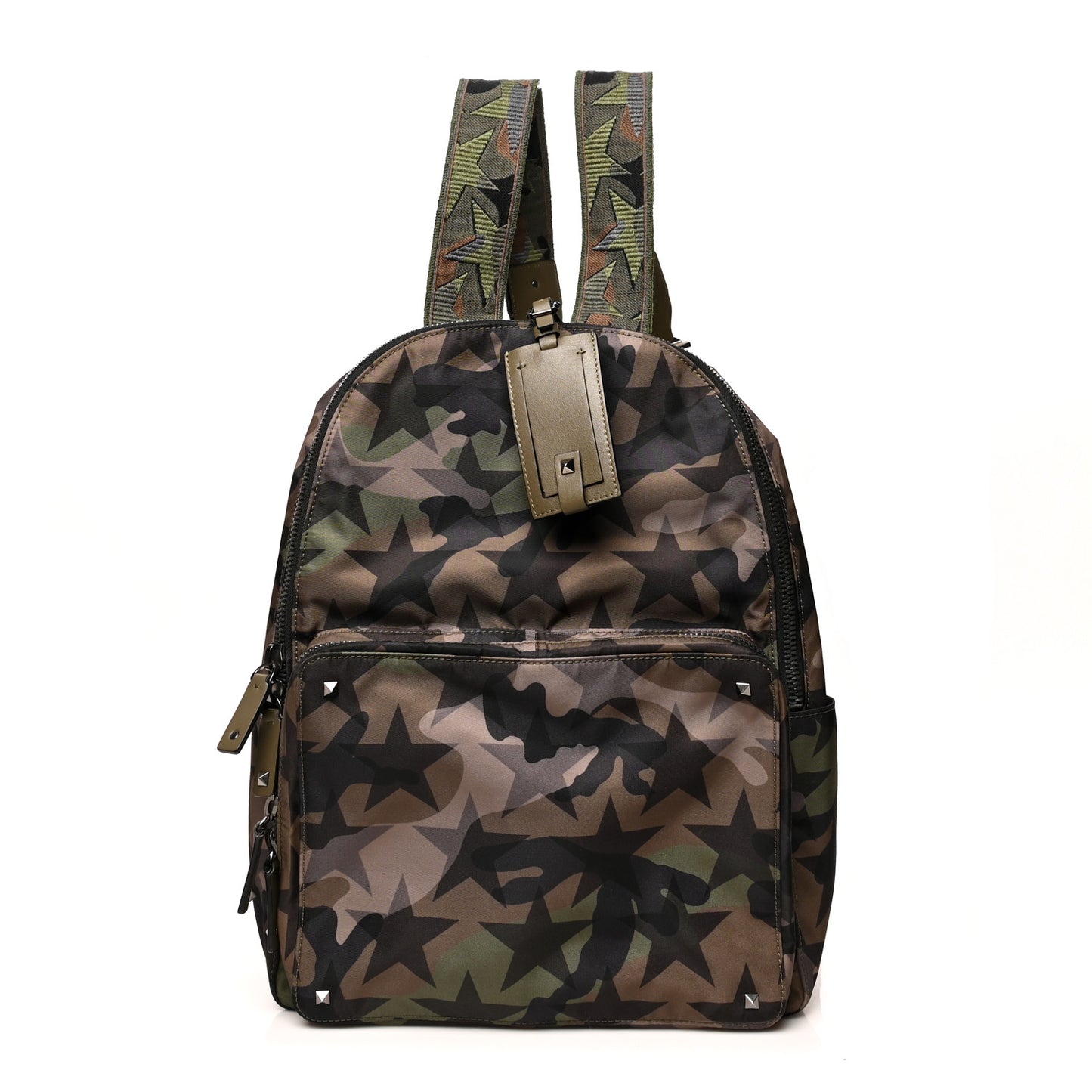 Nappa Canvas Camustars Backpack Army Green