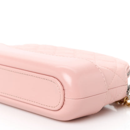 Chanel Aged Calfskin Quilted Small Gabrielle Clutch With Chain Light Pink 13 of 14