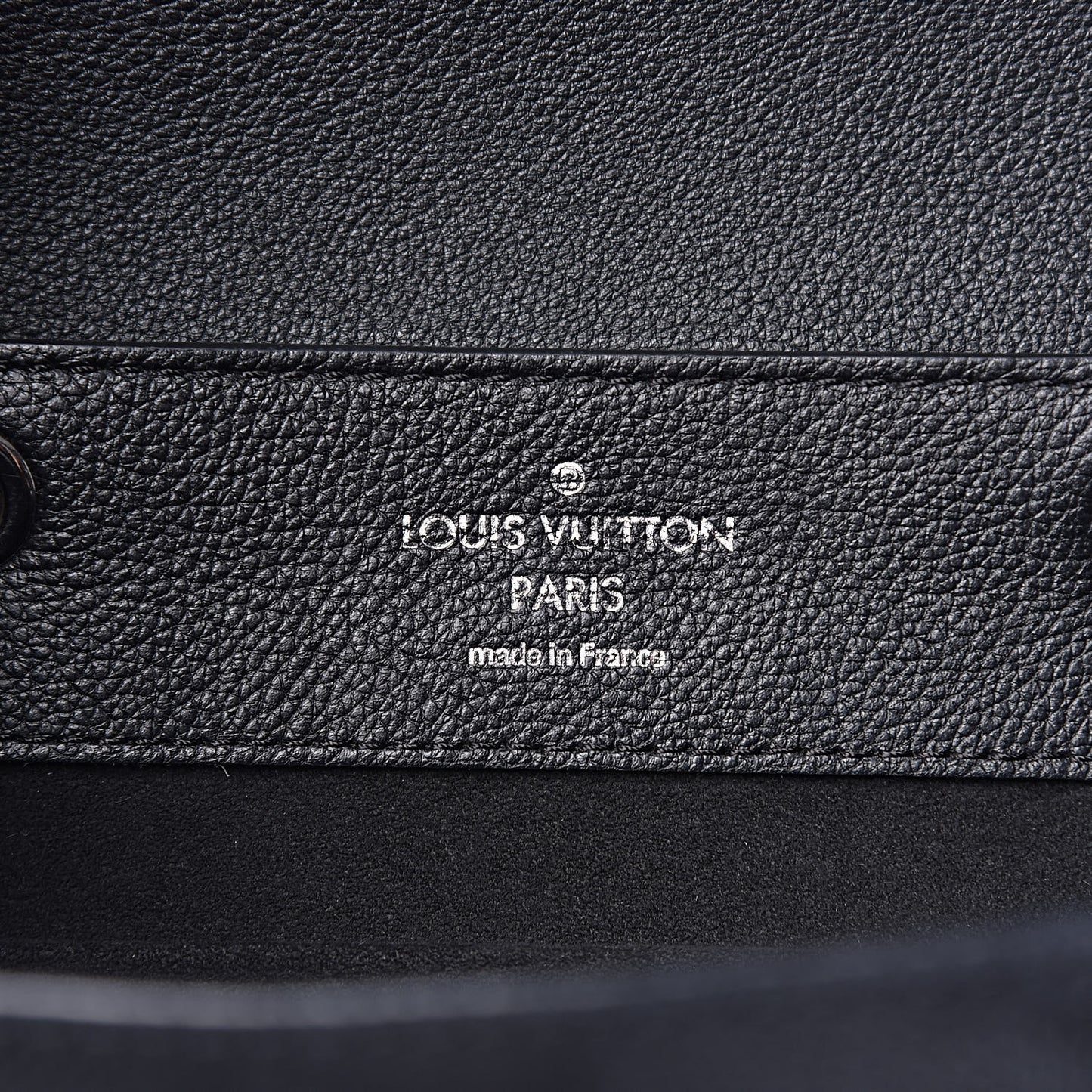 Calfskin Lockme Backpack Black