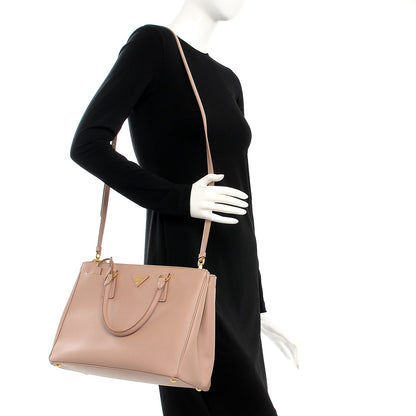 Prada Saffiano Medium Galleria Double Zip Tote Cammeo 2 of 9