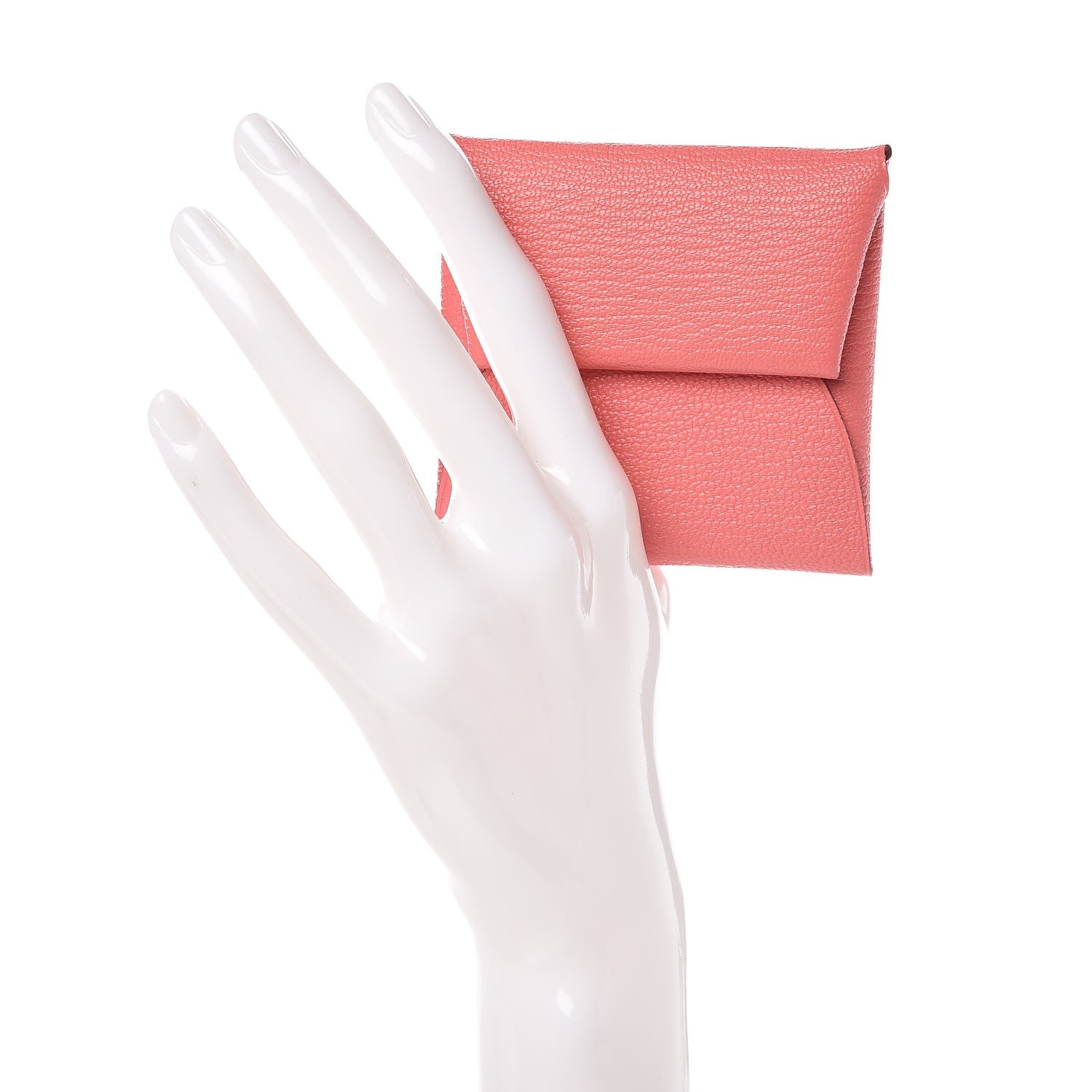 Hermes Chevre Mysore Bastia Coin Purse Rose Ete 2 of 8