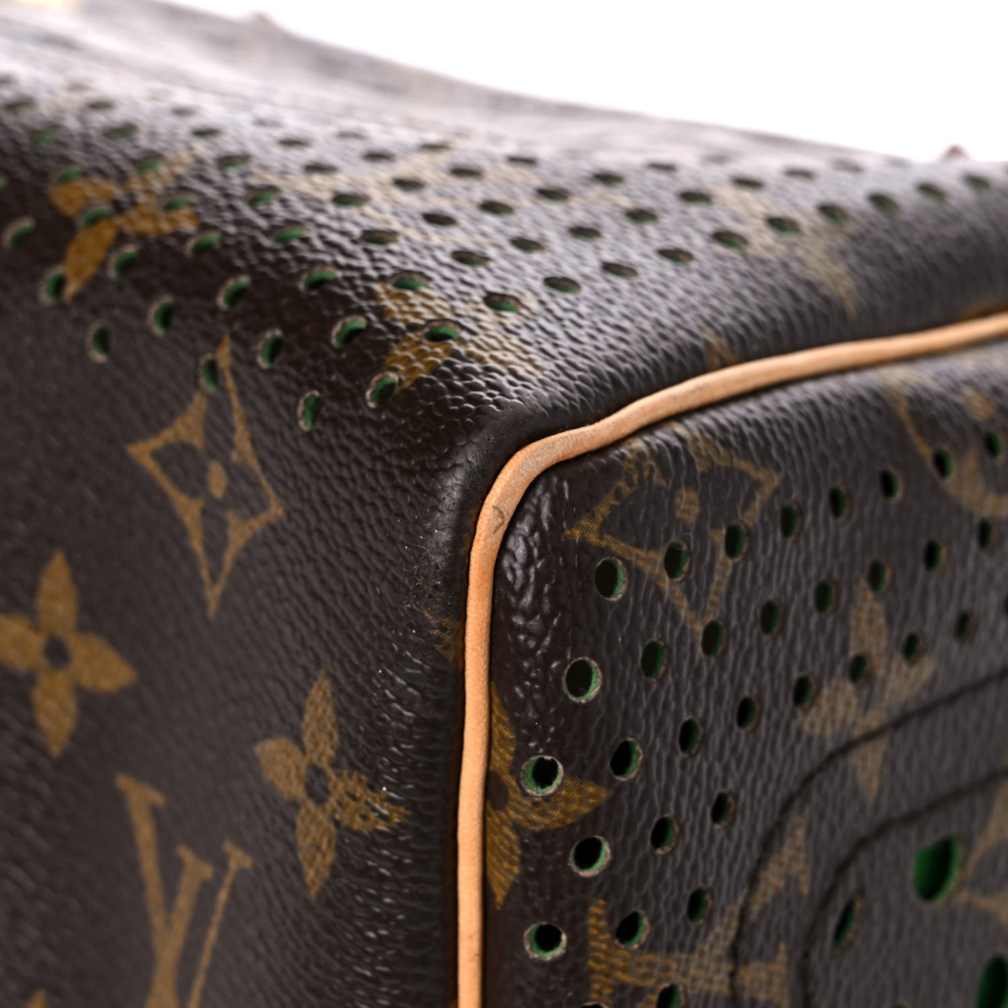 Monogram Perforated Speedy 30 Green
