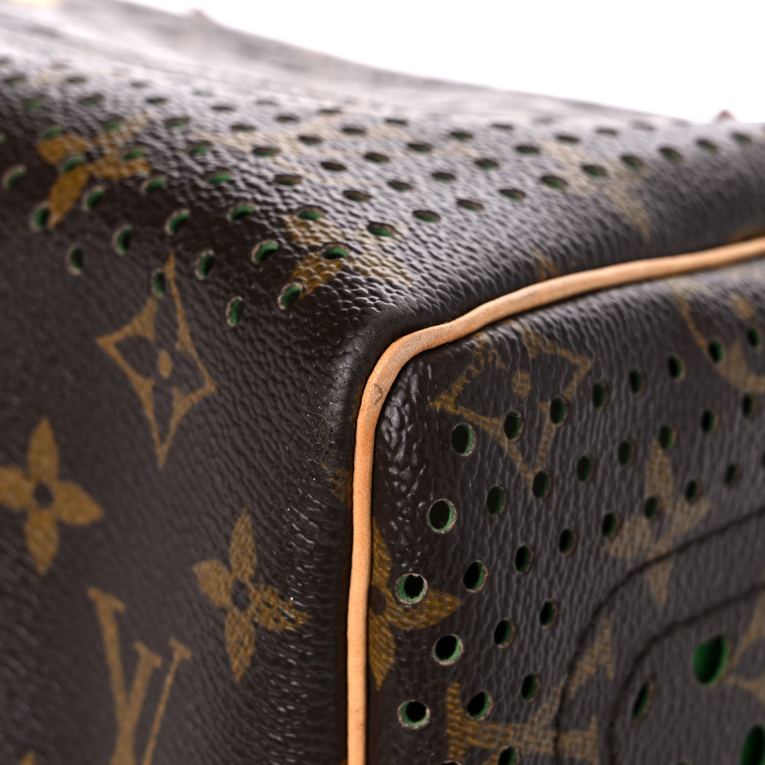 Louis Vuitton Monogram Perforated Speedy 30 Green 9 of 34