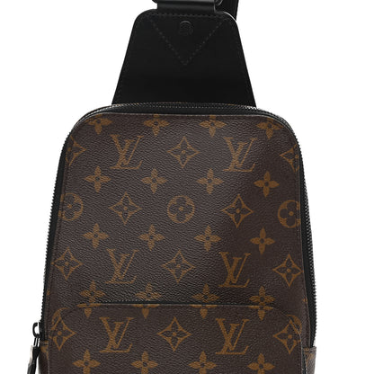 Louis Vuitton Monogram Macassar Avenue Sling Bag 7 of 10