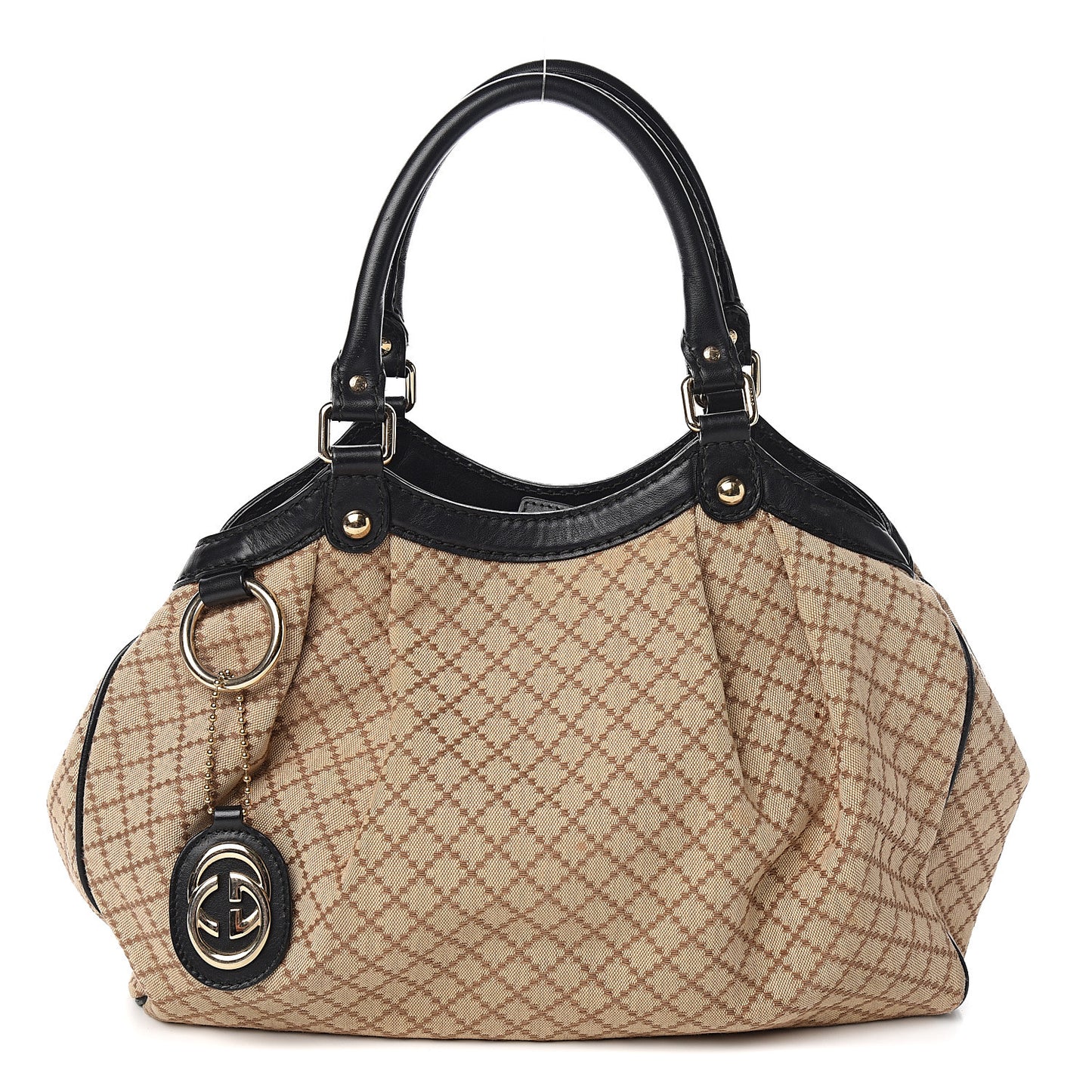 Diamante Medium Sukey Tote Black