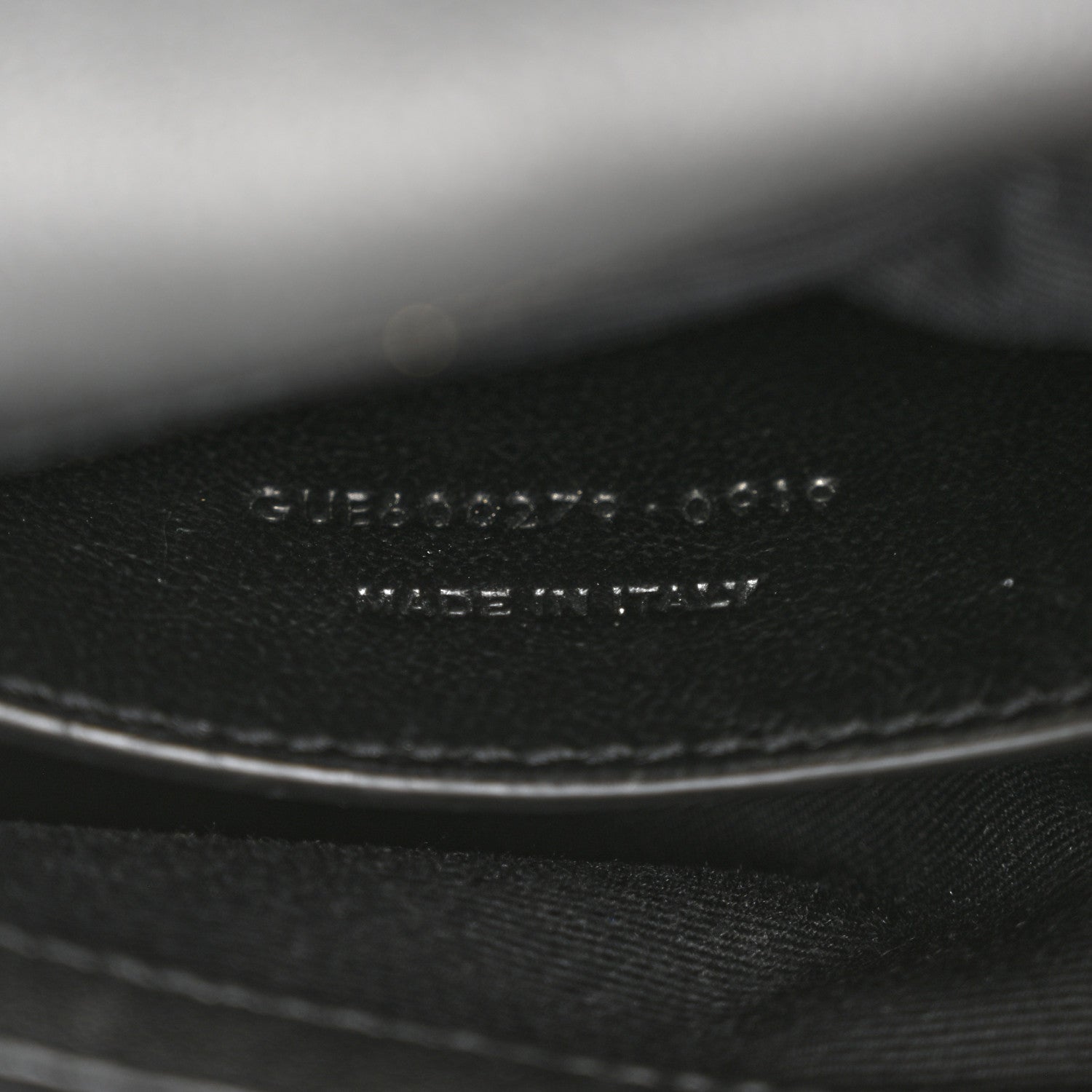 Saint Laurent Sheepskin Matelasse Chevron Monogram Medium College Bag Black 7 of 19
