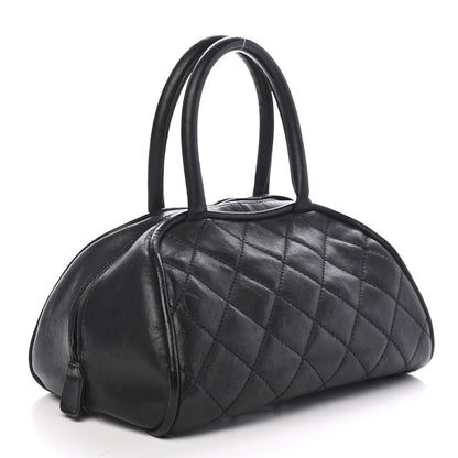 Chanel Caviar Quilted Small Bowler Black 3 of 9