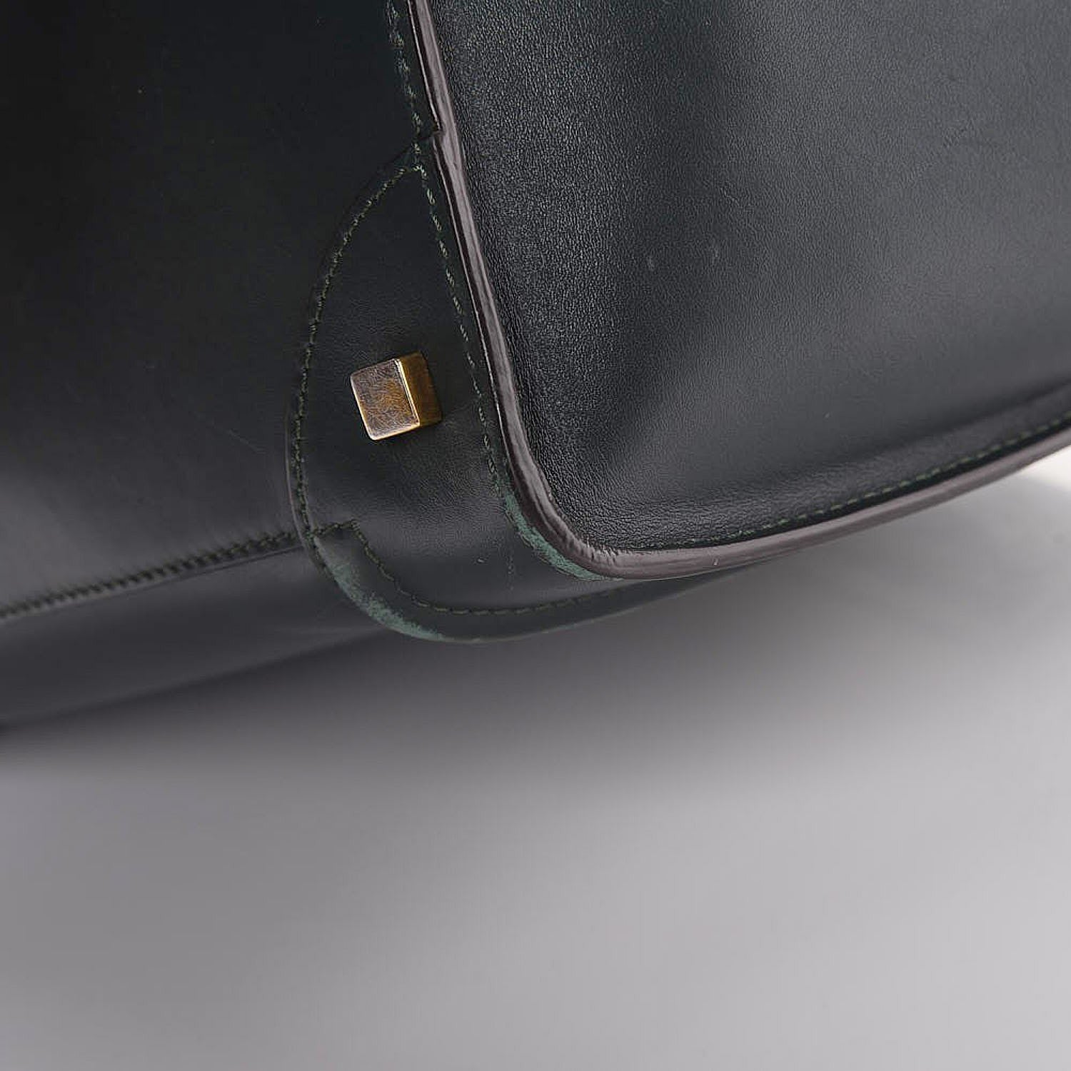 Celine Smooth Calfskin Mini Luggage Emerald 16 of 24