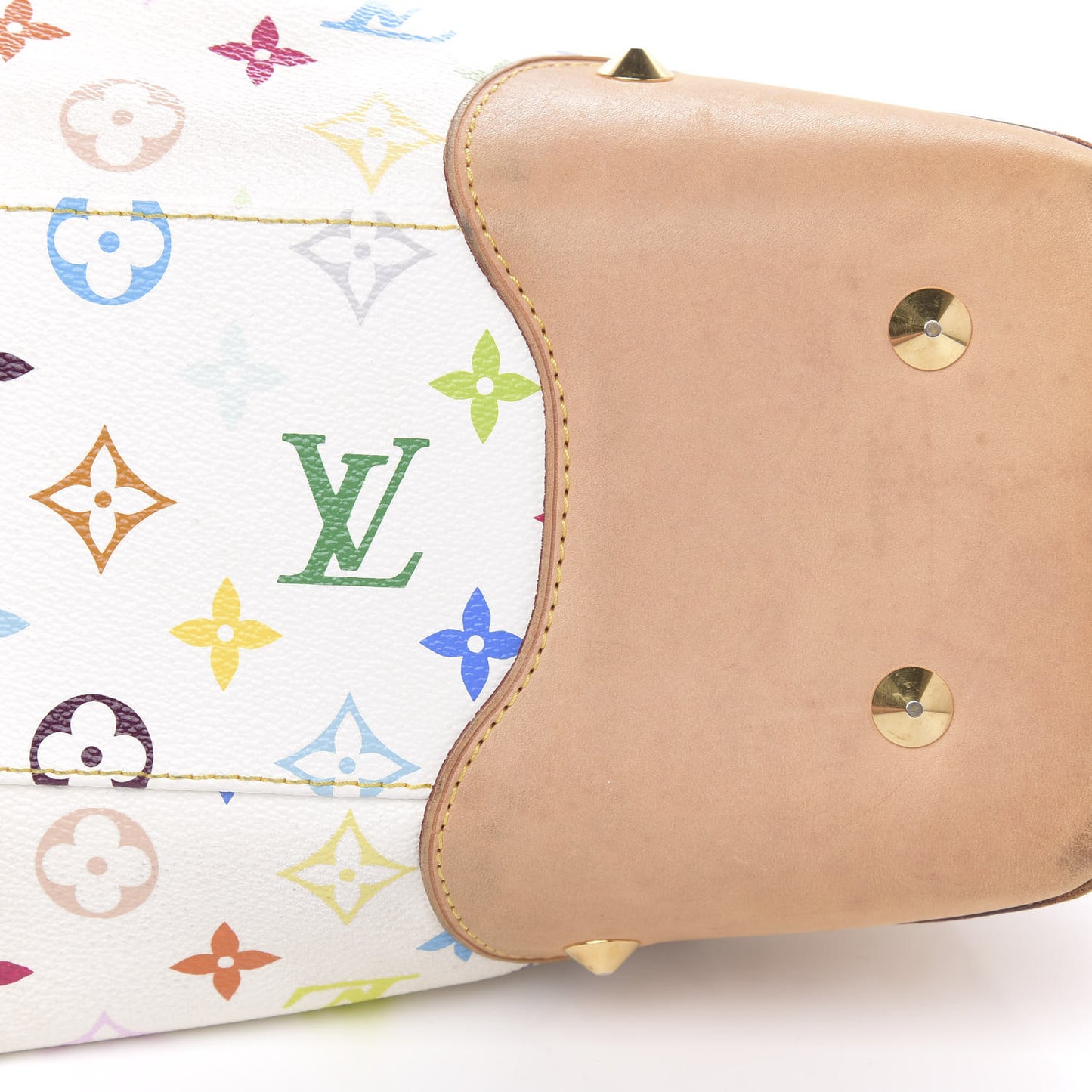 Monogram Multicolor Judy GM White