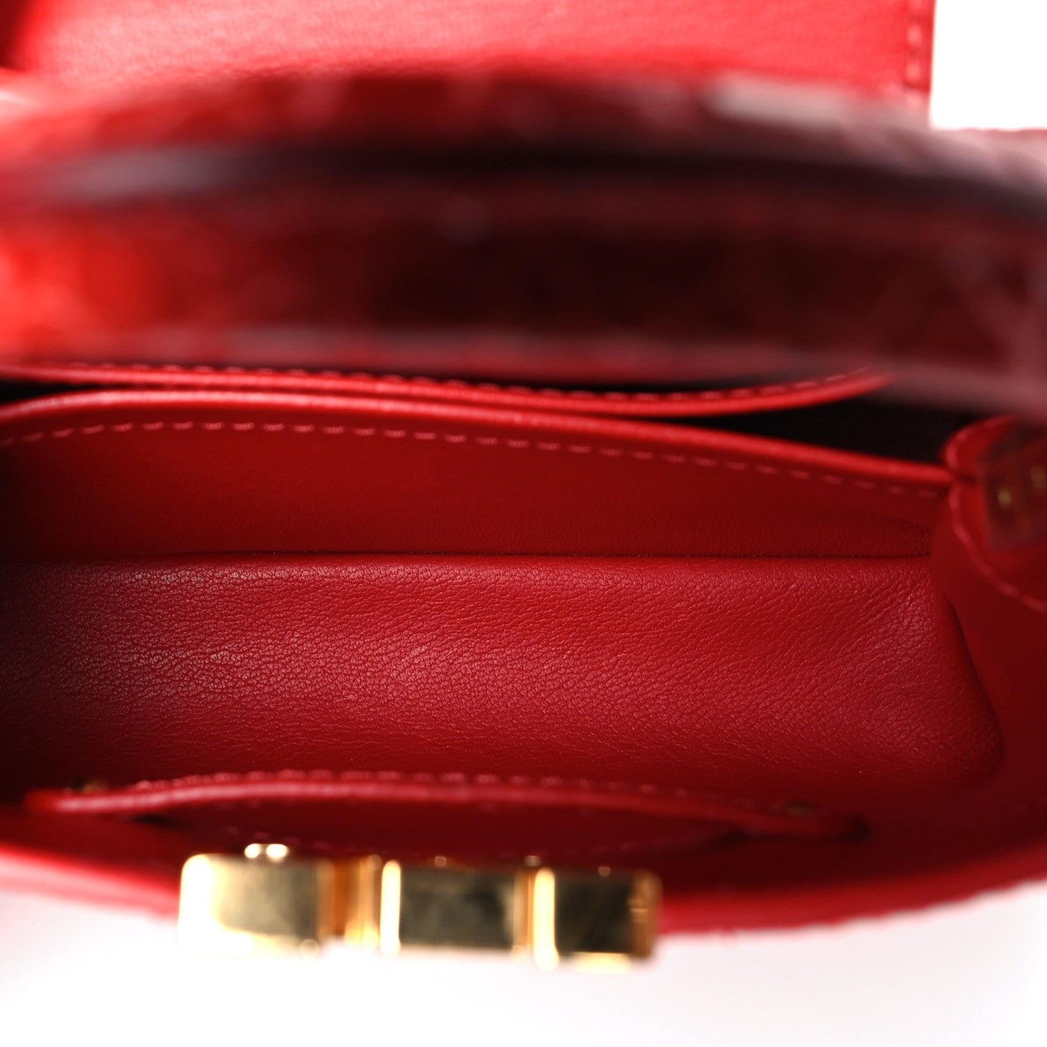 Louis Vuitton Crocodile Mini Capucines Rubis 5 of 8