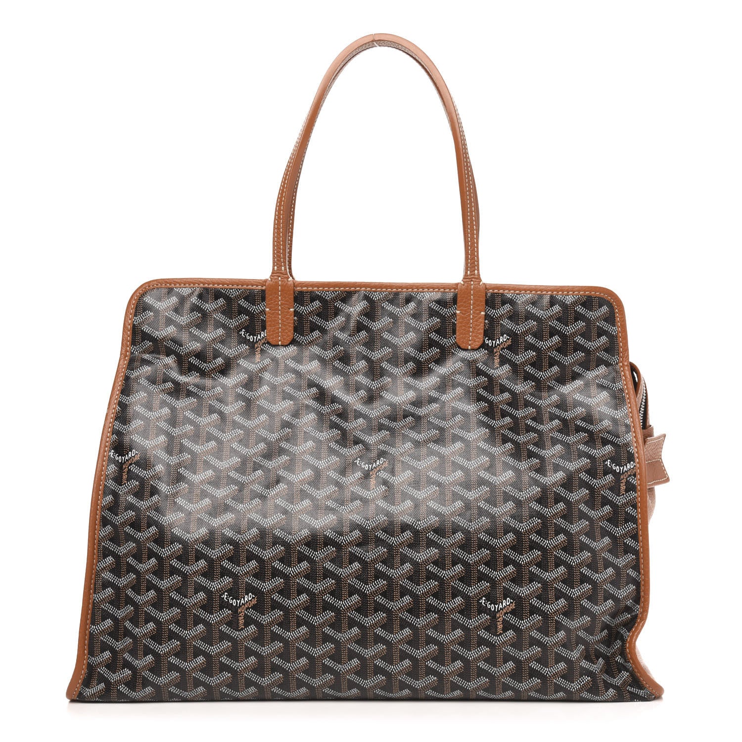 Goyard Goyardine Sac Hardy Pet Carrier PM Black Gold 1 of 8