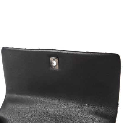 Chanel Caviar Quilted Small Coco Handle Flap Black 8 of 12
