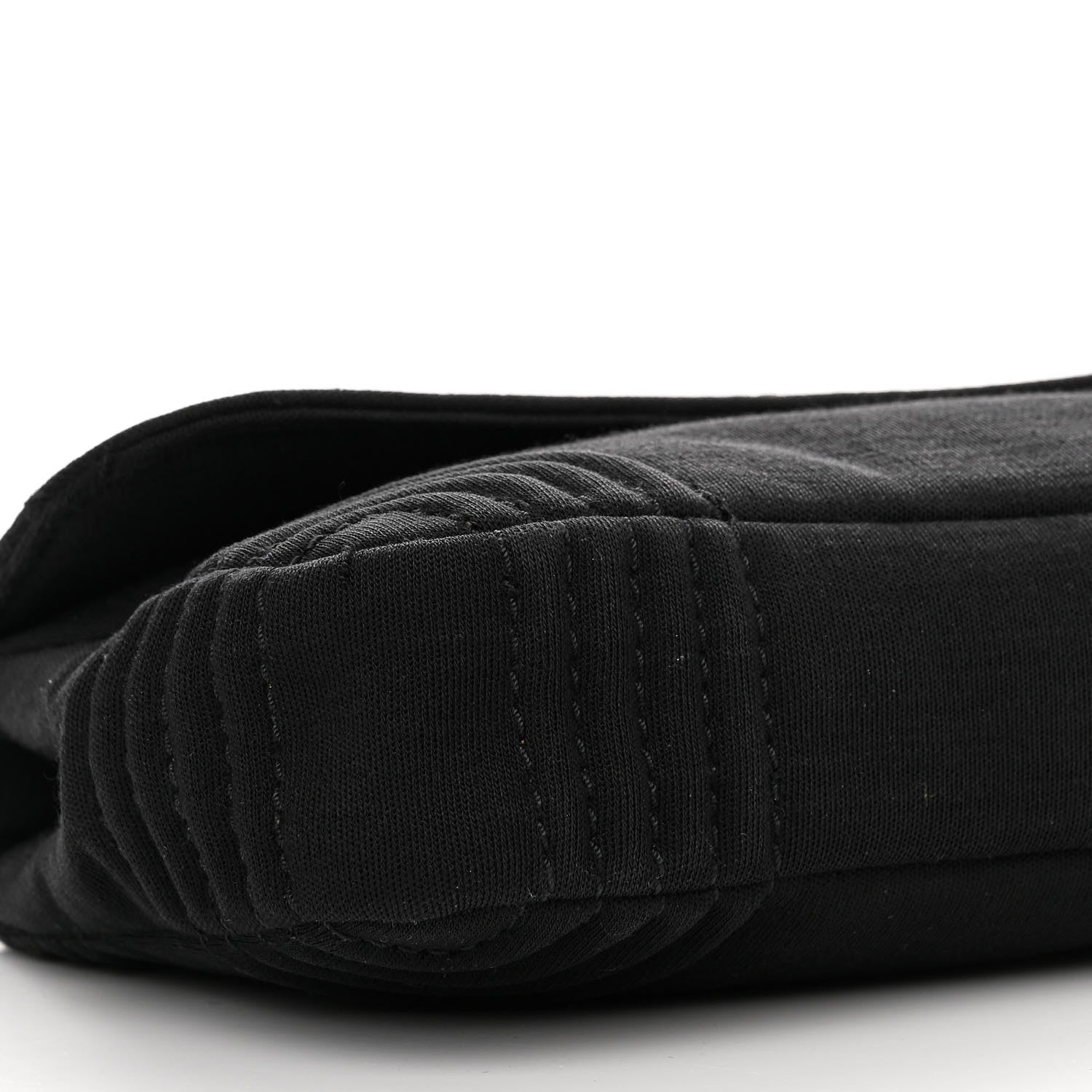 Chanel Jersey Quilted Single Flap Black 9 of 13