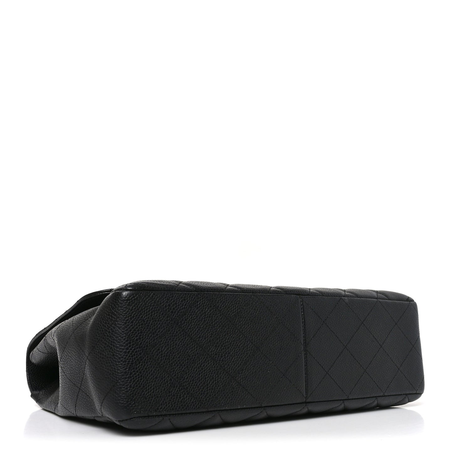 Caviar Quilted Jumbo Single Flap Black