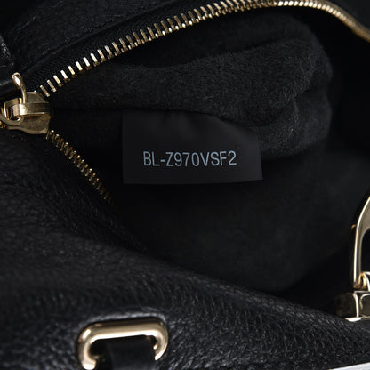 Valentino Garavani Pebbled Calfskin Medium Rockstud Tote Black 8 of 8