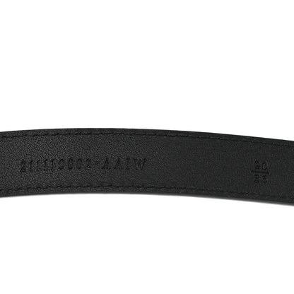 Fendi Vitello King Fendi O'Lock 2CM Belt 90 36 Black 4 of 6