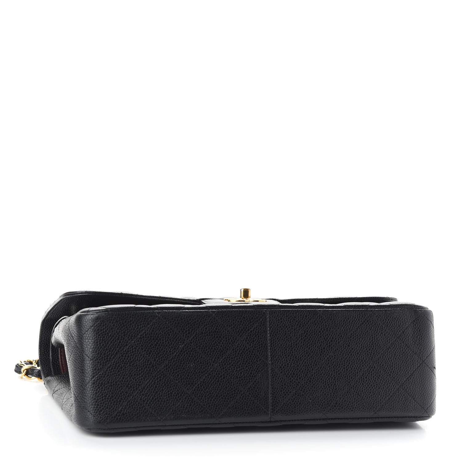 Chanel Caviar Quilted Jumbo Double Flap Black 3 of 10