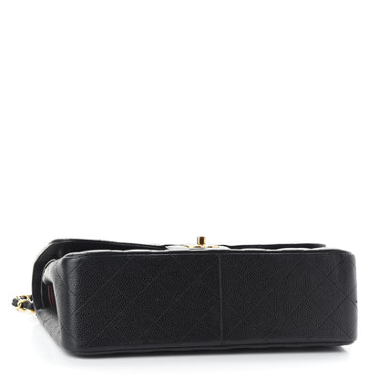 Chanel Caviar Quilted Jumbo Double Flap Black 3 of 10
