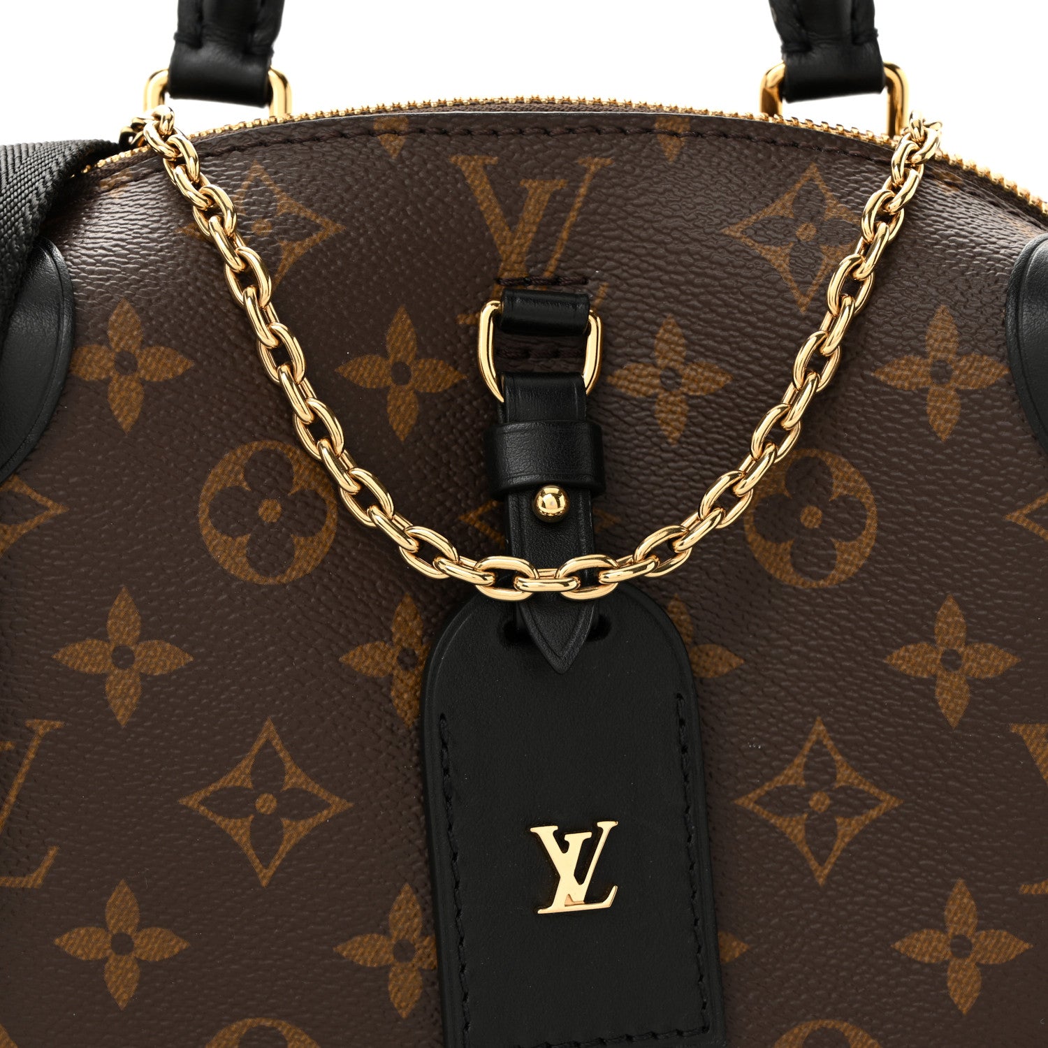 Louis Vuitton Monogram Petite Malle Souple Black 7 of 9