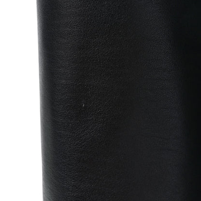 Saint Laurent Calfskin Dana Knee High Fringed Boots 36 Black 7 of 8