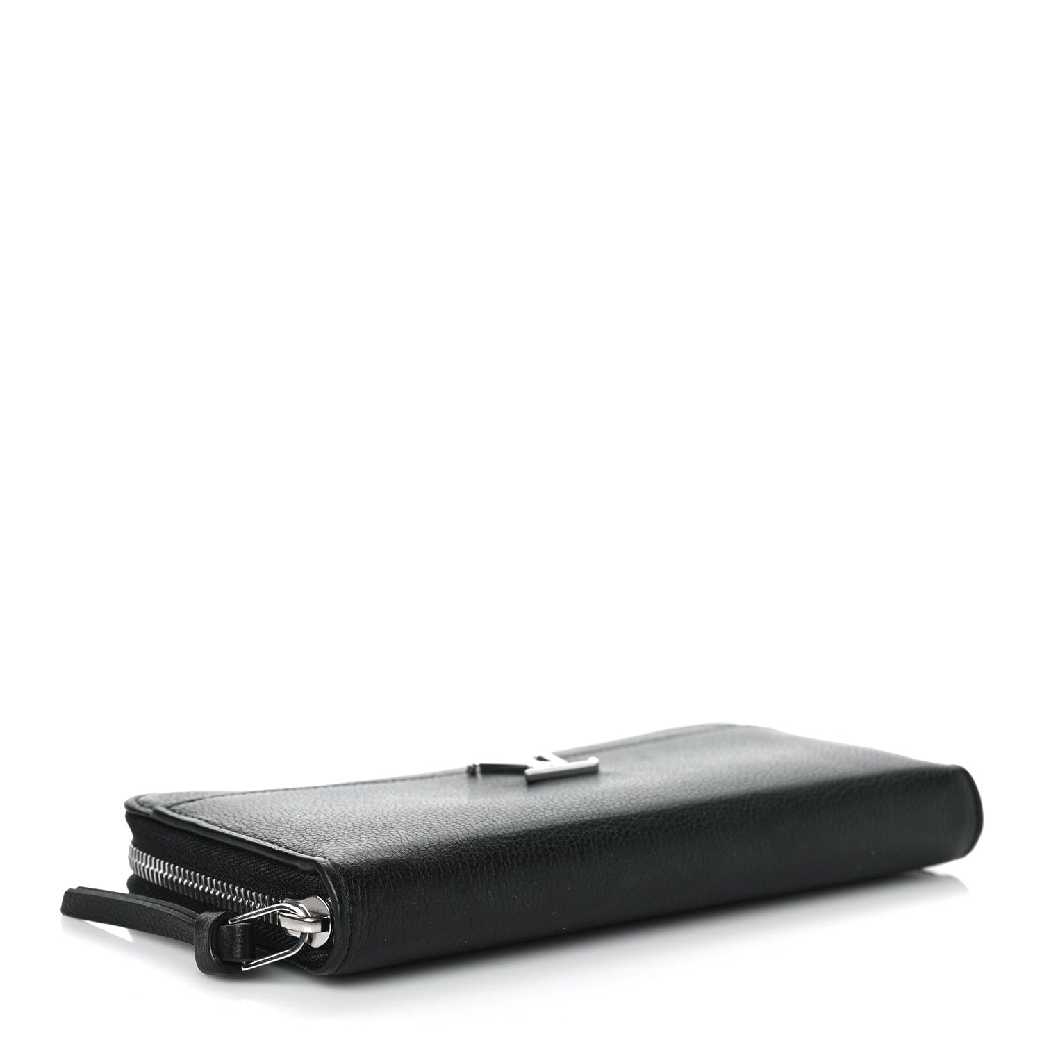 Louis Vuitton Calfskin Zippy Lockme Wallet Black 4 of 8