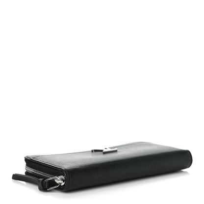 Louis Vuitton Calfskin Zippy Lockme Wallet Black 4 of 8