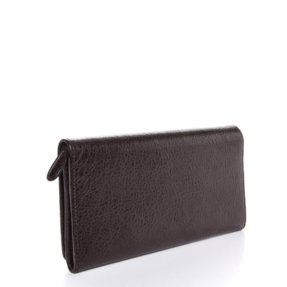 Balenciaga Agneau Giant 12 Gold Hardware Money Wallet Charbon 4 of 6