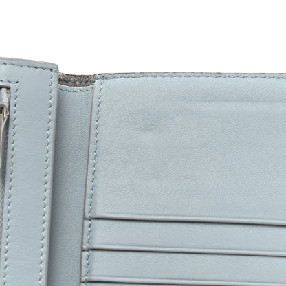 Celine Grained Calfskin Medium Multifunction Strap Wallet Pebble Mineral 9 of 9
