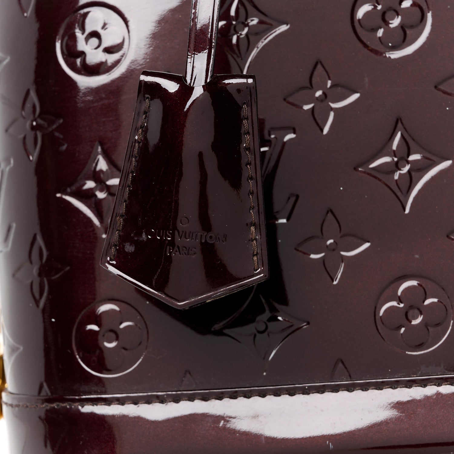 Louis Vuitton Vernis Alma PM Amarante 8 of 14