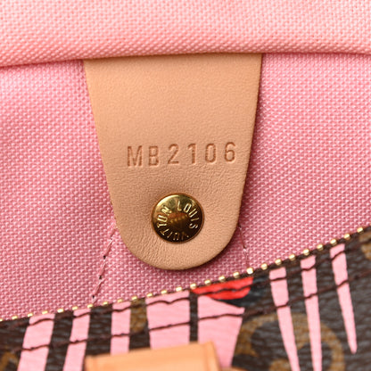 Louis Vuitton Monogram Jungle Dots Speedy 30 Sugar Pink Poppy 7 of 9