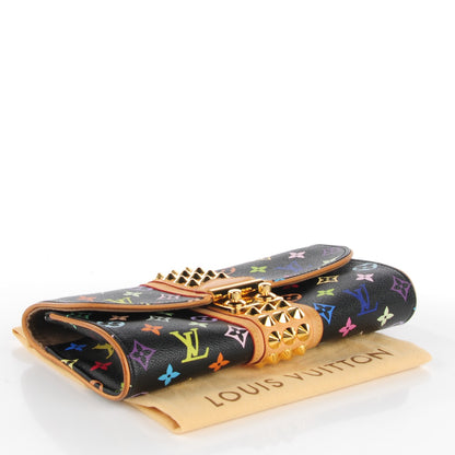Louis Vuitton Monogram Multicolor Courtney Clutch Black 4 of 7