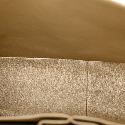 Chanel Metallic Lambskin Quilted Jumbo Double Flap Silver 12 of 15