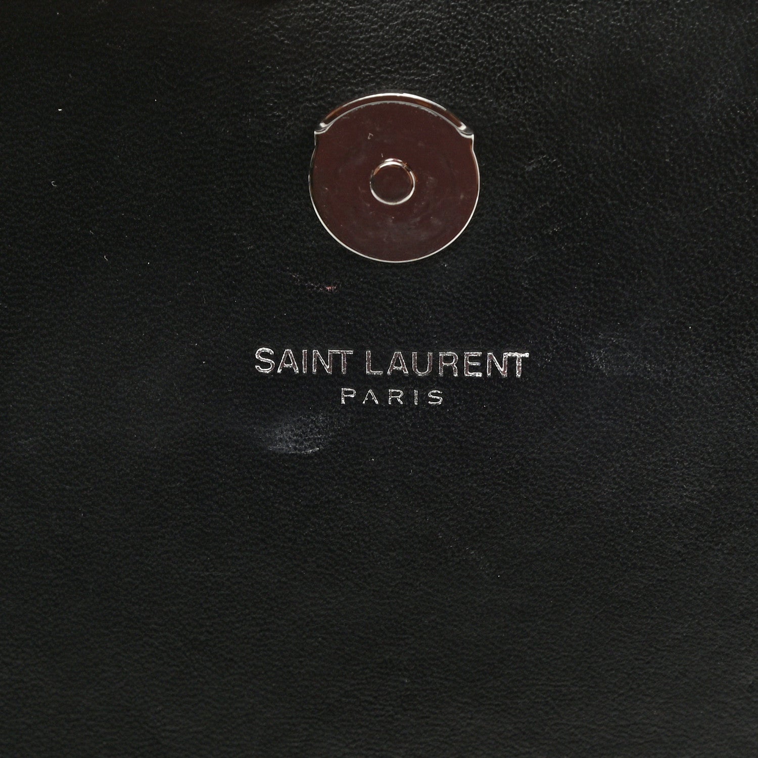 Saint Laurent Suede Fringe Chain Small Monogram Satchel Black 6 of 10
