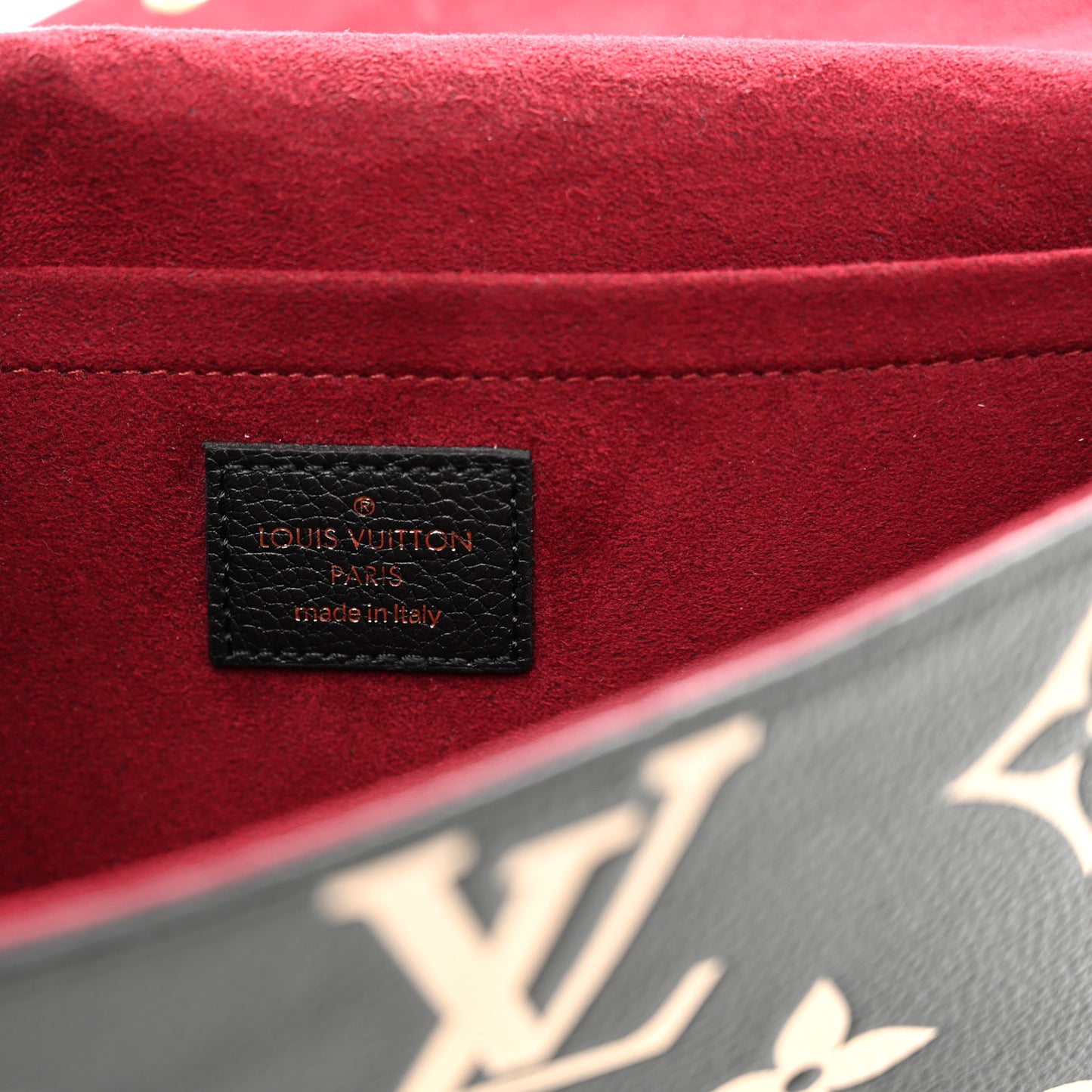 Empreinte Monogram Giant Felicie Pochette Black Beige