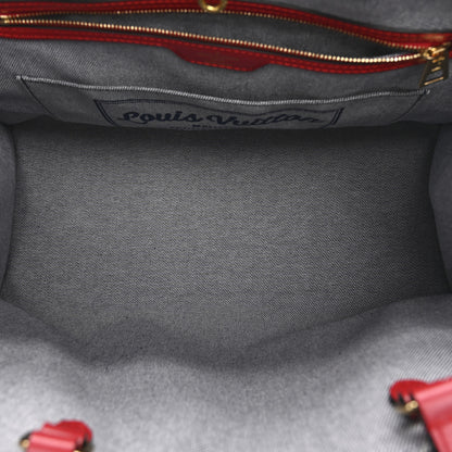 Louis Vuitton Denim Damier Monogram Onthego Blue Rouge 5 of 9