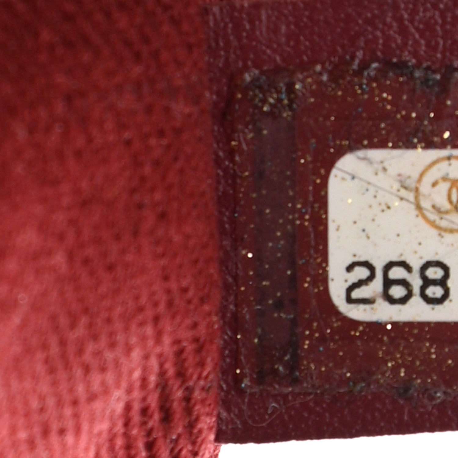 Chanel Shearling Large Deauville Tote Burgundy 7 of 10