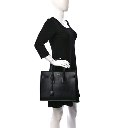 Saint Laurent Calfskin Small Sac De Jour Black 2 of 12