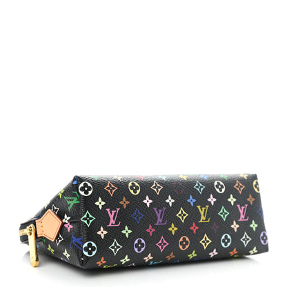 Louis Vuitton Monogram Multicolor Cosmetic Pouch Black Grenade 4 of 6