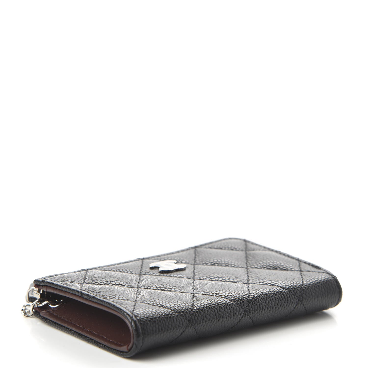 Chanel Caviar Quilted Key Holder Case Black 4 of 10