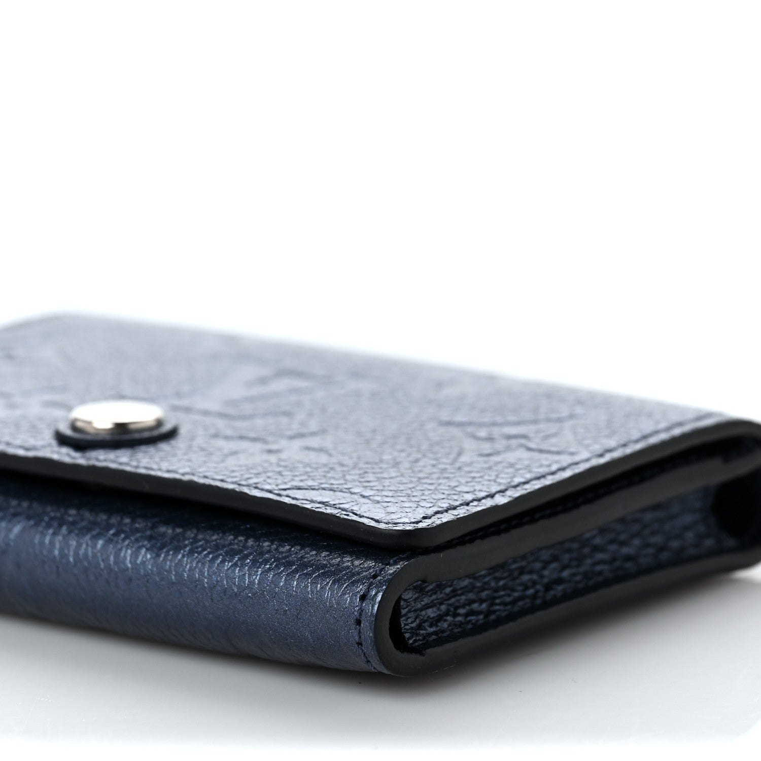 Louis Vuitton Metallic Empreinte Business Card Holder Navy Nacre 8 of 8